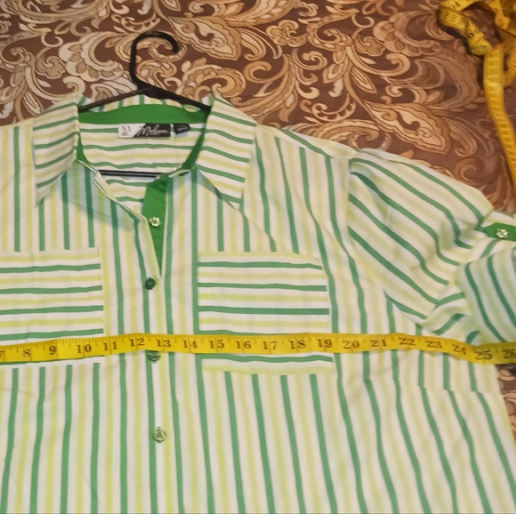 NY&C NWT Madison Green/Yellow/White Shirt XXL - Picture 11 of 14